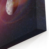 Sun and Moon Radiance Wall Art - NASA Space Exploration Canvas