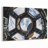 Space Station View Wall Art - NASA Exploration Window Canvas