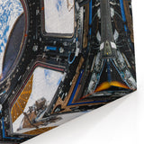 Space Station View Wall Art - NASA Exploration Window Canvas