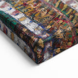 Modern Wall Art: Abstract Birch Forest in Vibrant Hues