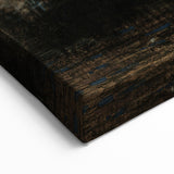 Modern Wall Art: Enigmatic Melancholy in Golden Tones