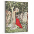 Modern Wall Art: Serene Bathers in an Impressionistic Forest