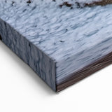 Frozen Canyon Waterfall Art - Scenic Canyon Canvas Prints for Decor