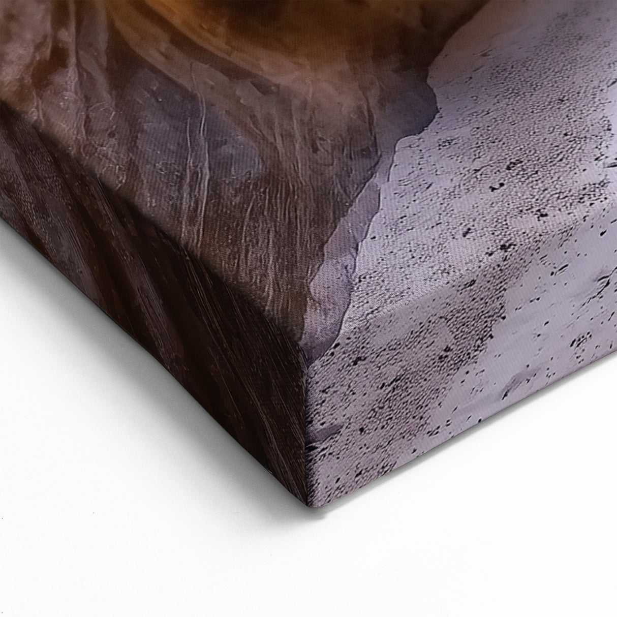 Golden Canyon Pathway Art - Scenic Canyon Canvas Prints for Home Decor