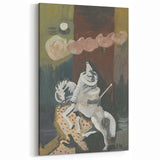 Modern Wall Art: At Night - Dreamlike Knight Composition