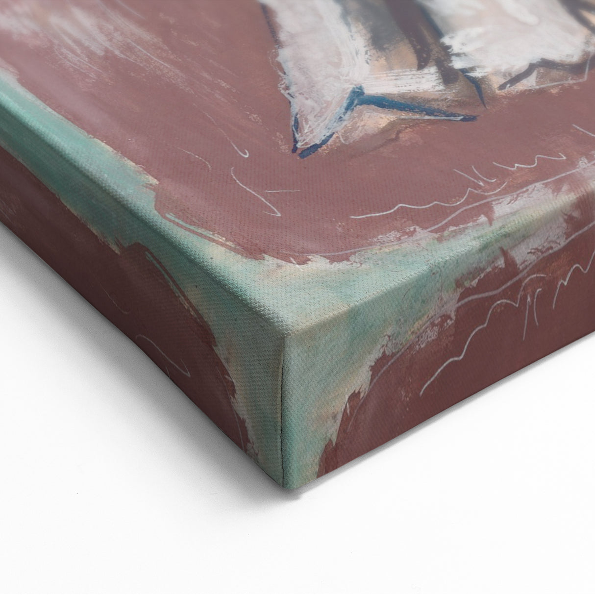 Modern Wall Art: Sea Ghosts - Expressive Maritime Composition
