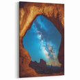 Milky Way Canyon Art - Scenic Canyon Canvas Prints for Home Decor