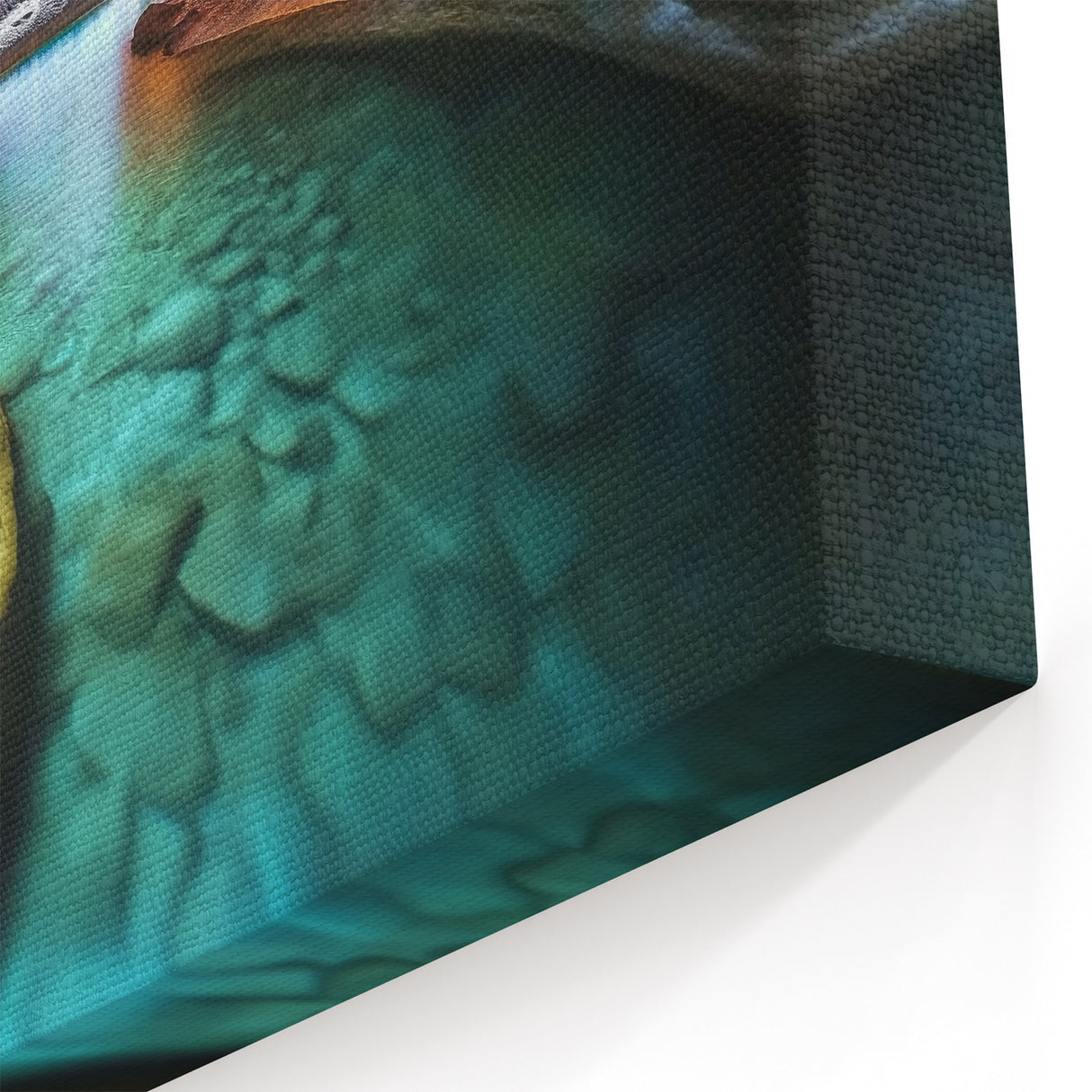 Underground Lagoon Canyon Art - Scenic Canyon Canvas Prints for Decor