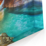 Hidden Lagoon Canyon Art - Scenic Canyon Canvas Prints for Home Decor