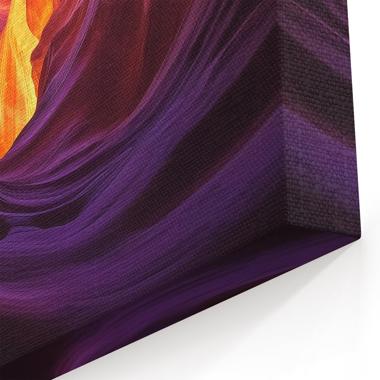 Abstract Glow Canyon Art - Scenic Canyon Canvas Prints for Home Decor