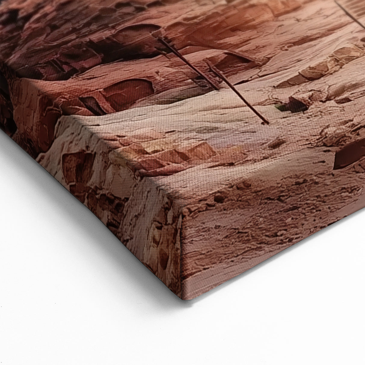 Ancient Canyon Ruins Art - Scenic Canyon Canvas Prints for Home Decor