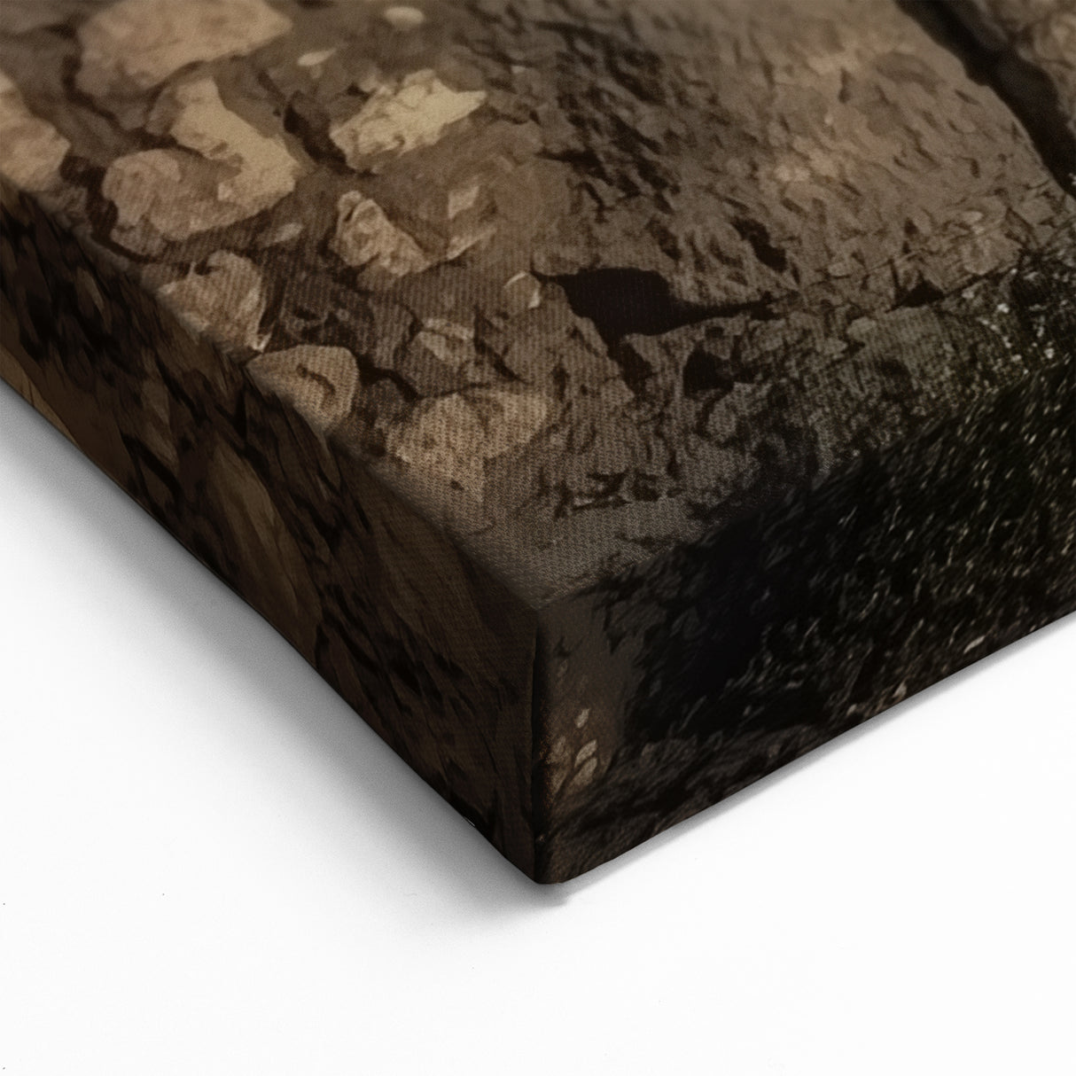 Milky Way Ruins Art - Scenic Canyon Canvas Prints for Home Decor