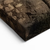 Milky Way Ruins Art - Scenic Canyon Canvas Prints for Home Decor