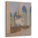 Modern Wall Art: Cathedral Interior - Architectural Elegance