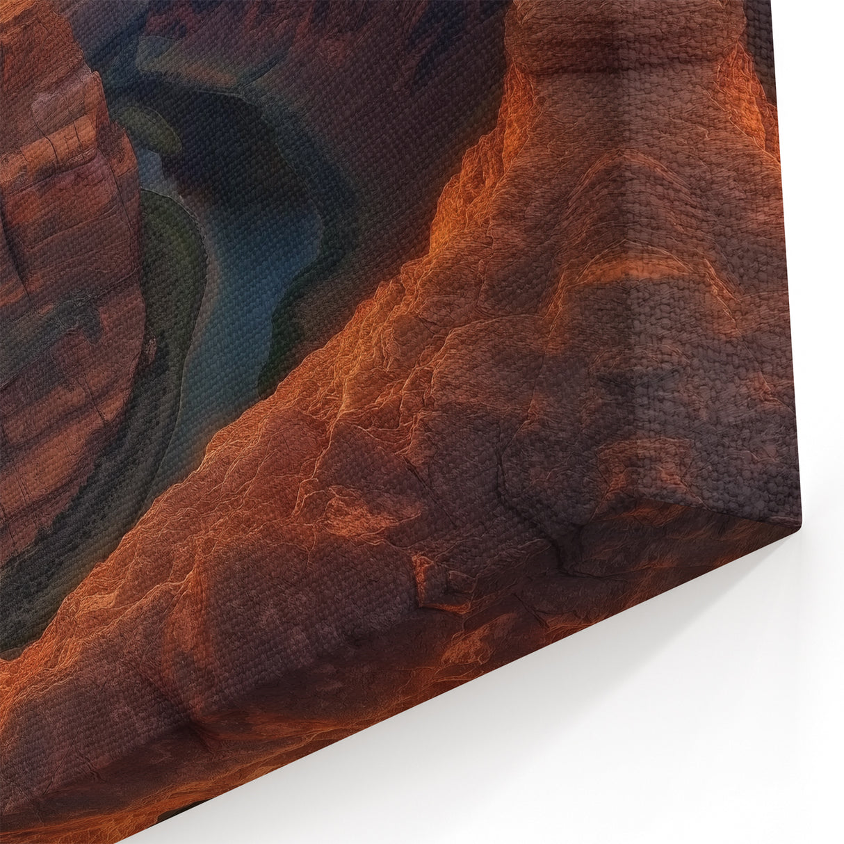 Golden Hour Canyon Art - Scenic Canyon Canvas Prints for Home Decor