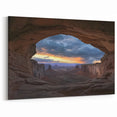 Canyon View Sunrise Art - Scenic Canyon Canvas Prints for Home Decor