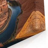 Sunrise Bend Canyon Art - Scenic Canyon Canvas Prints for Home Decor