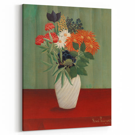 Modern Wall Art: Bouquet of Flowers - Vibrant Still Life