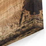 Golden Cliffs Canyon Art - Scenic Canyon Canvas Prints for Home Decor
