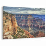 Layered Canyon View Art - Scenic Canyon Canvas Prints for Home Decor
