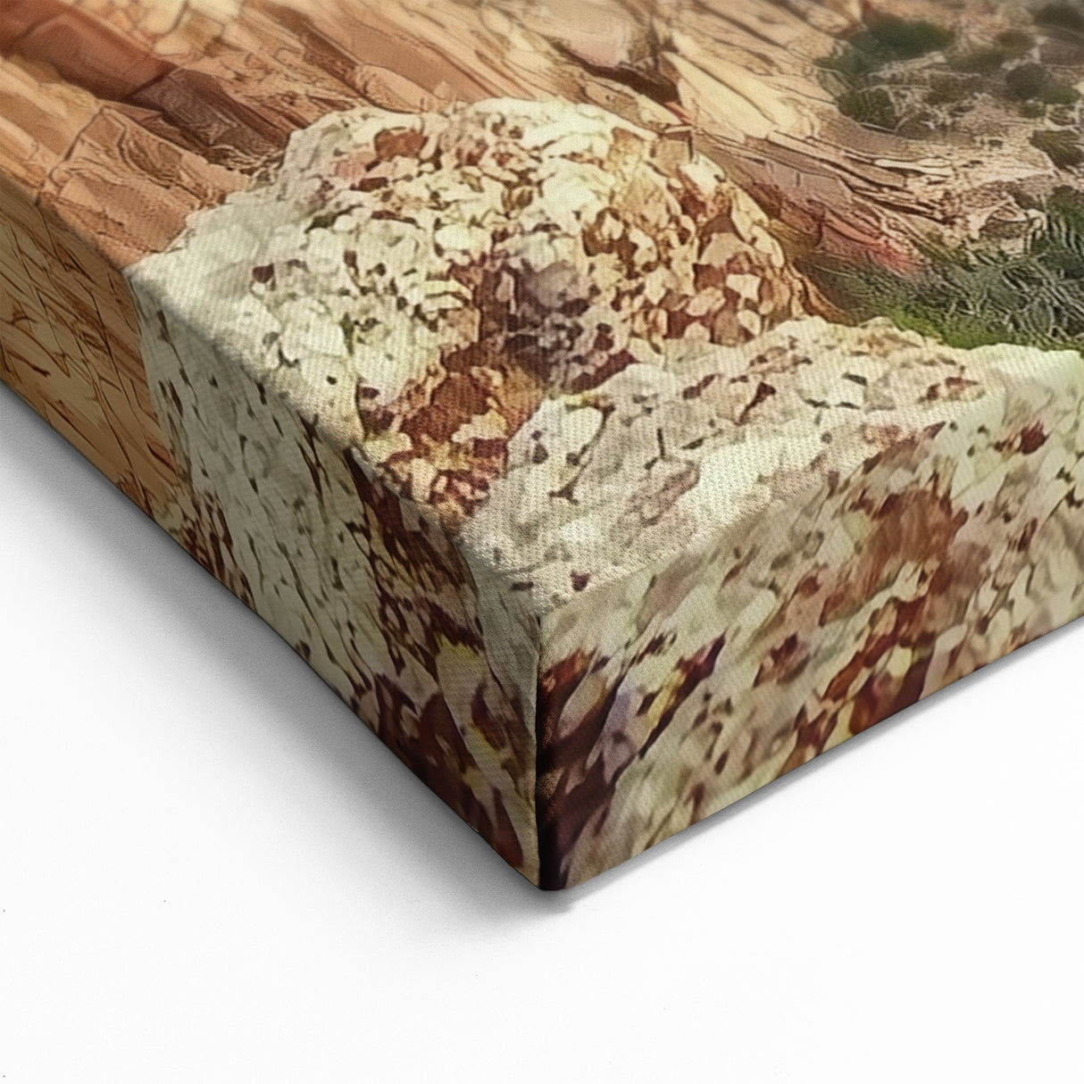 Layered Canyon View Art - Scenic Canyon Canvas Prints for Home Decor