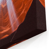 Sunlit Canyon Layers Art - Abstract Canyon Canvas Prints for Home Decor