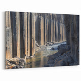 Natural Stone Pillars Canyon Wall Art - Modern Landscape Canvas Print
