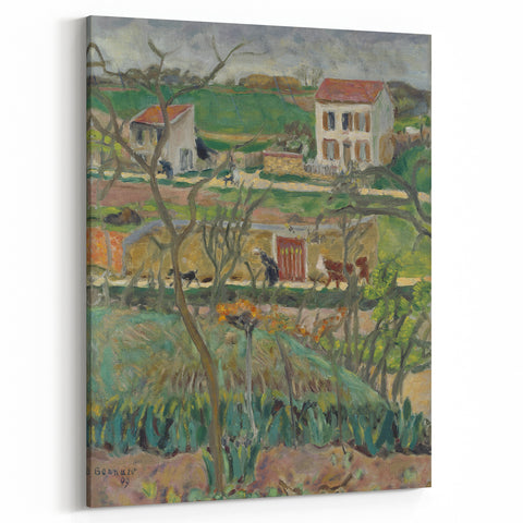 Rainy Landscape: Weathered Charm by Pierre Bonnard (1909)