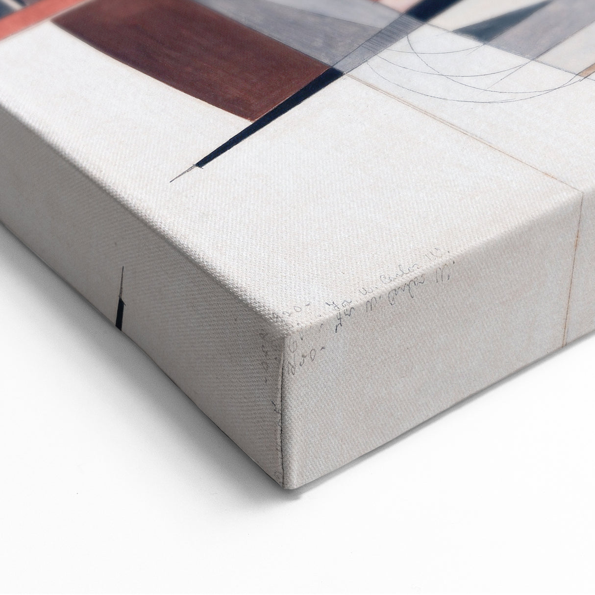 Modern Wall Art: Industrial Abstract Machinery in Red and Gray