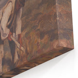 Modern Wall Art: Rustic Autumn Farming Scene with Earthy and Warm Tones