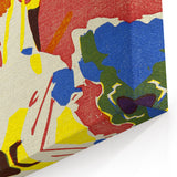 Abstract Modern Art: Vibrant Composition Inspired by Wassily Kandinsky