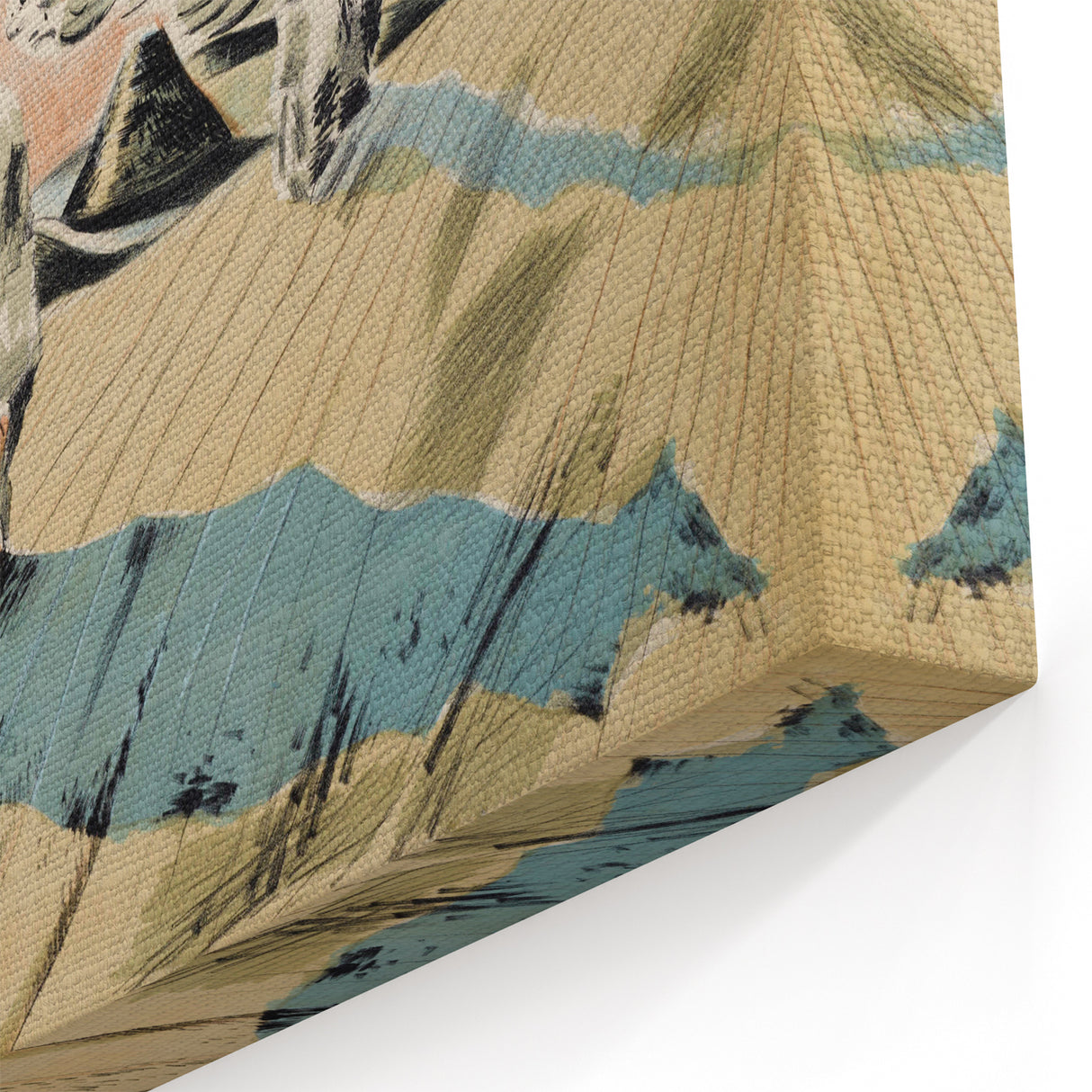 Modern Wall Art: Abstract Landscape Inspired by Paul Nash's Avebury