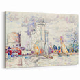 Modern Wall Art: La Rochelle Harbor Scene by Paul Signac