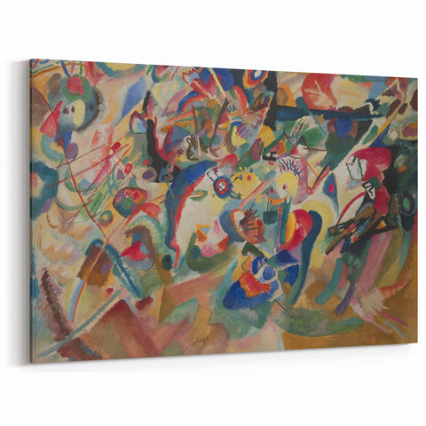 Abstract Modern Art: Sketch for Composition VII by Kandinsky