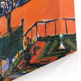 Modern Wall Art: Vibrant Luxembourg Gardens Scene by Sayen