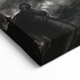 Modern Wall Art: Dramatic Seascape in Black and White by Bellows