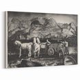 Modern Wall Art: The Sand Team by George Wesley Bellows