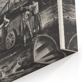 Modern Wall Art: The Sand Team by George Wesley Bellows