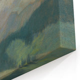 Modern Wall Art: Serene Mountain Landscape by Zolo Palugyay