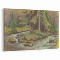 Modern Wall Art: Tranquil Brook Scene by Zolo Palugyay