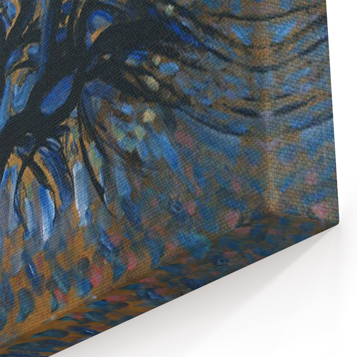 Modern Wall Art: Piet Mondrian's Apple Tree Pointillist Version