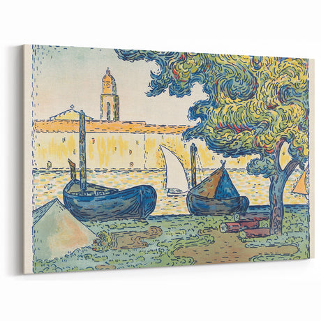 Modern Wall Art: Paul Signac's Port of Saint-Tropez (1894)