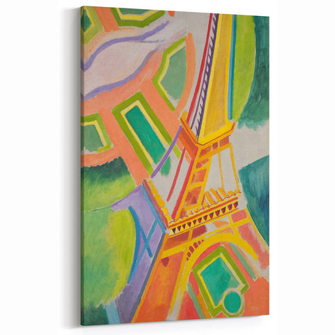 Modern Wall Art: Eiffel Tower by Robert Delaunay (1924)