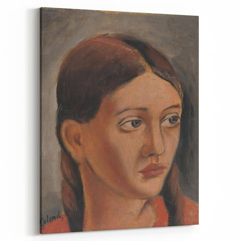 Portrait Wall Art: Girl's Head by Mikuláš Galanda
