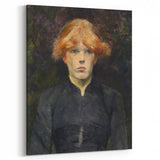 Carmen by Henri de Toulouse-Lautrec - Captivating Portrait Wall Art