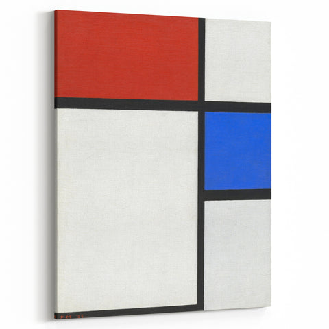 Composition No. II with Red and Blue - Piet Mondrian (1929)