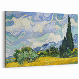 Famous Van Gogh Paintings - Wheatfield with Cypresses Wall Art