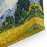 Famous Van Gogh Paintings - Wheatfield with Cypresses Wall Art