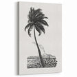 Expressionism Wall Art: Palm Tree and Island Scene