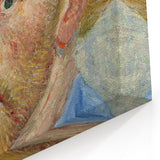 Van Gogh Canvas Prints - Self-Portrait with Straw Hat Artwork